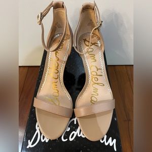 New With Box Sam Edelman Patti Ankle Strap Sandal (5.5)